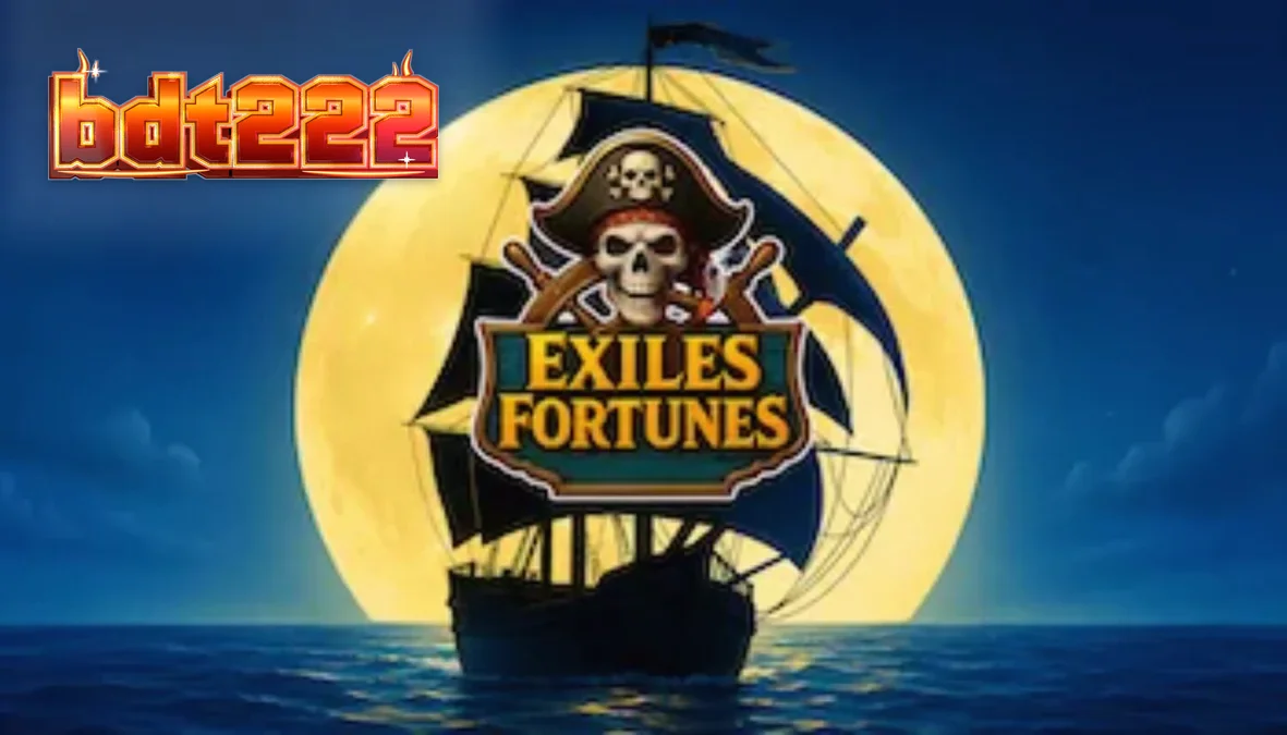 Exiles Fortunes স্লট গেমের জলদস্যু থিমযুক্ত ইন্টারফেস